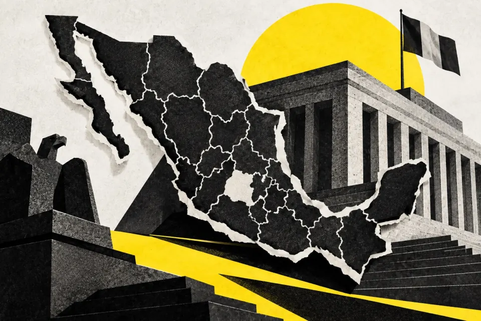 Ilustración editorial de Ruta 27 sobre elecciones estatales y locales