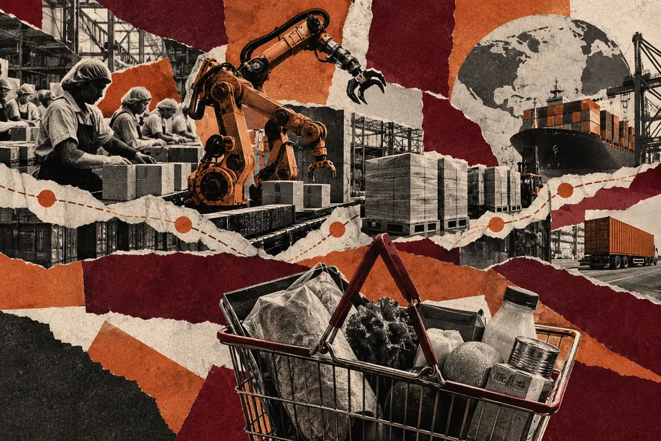 Ilustración editorial de Ruido Cero sobre economía y presupuesto