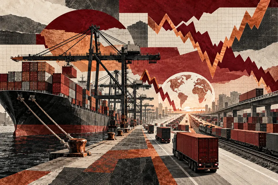 Ilustración editorial de Ruido Cero sobre economía y presupuesto