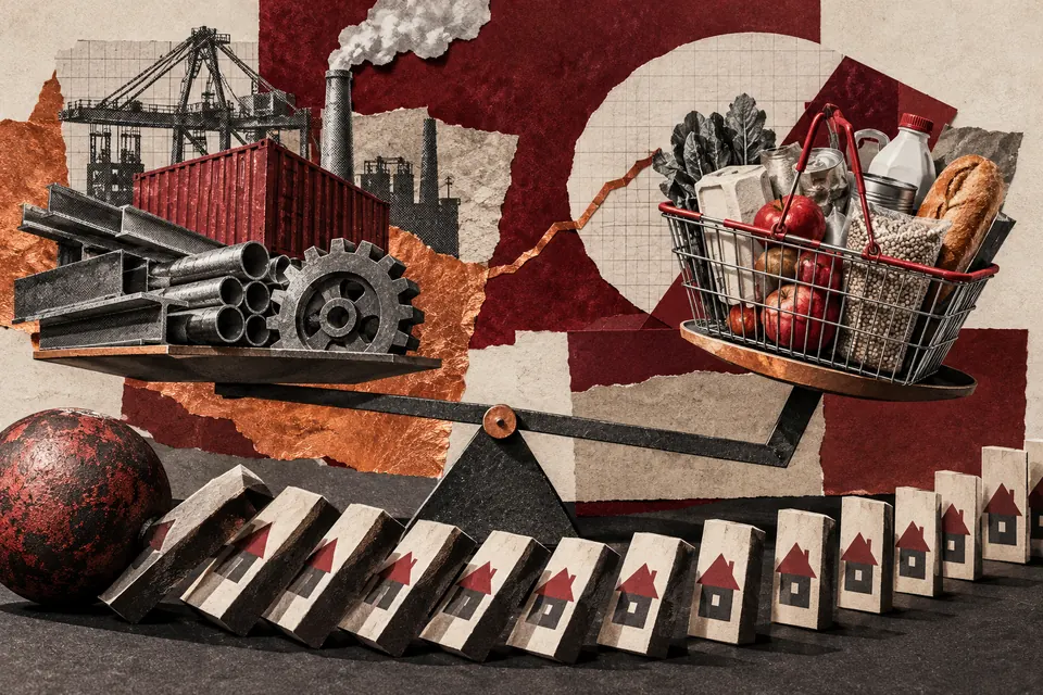 Ilustración editorial de Ruido Cero sobre agua y sequía