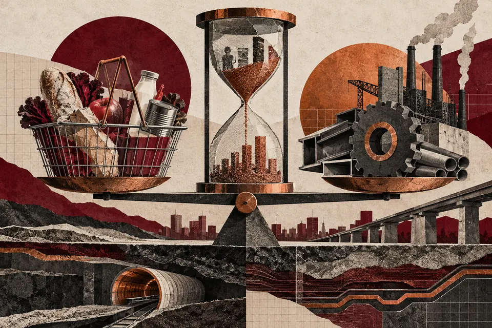 Ilustración editorial de Ruido Cero sobre impuestos y recaudación