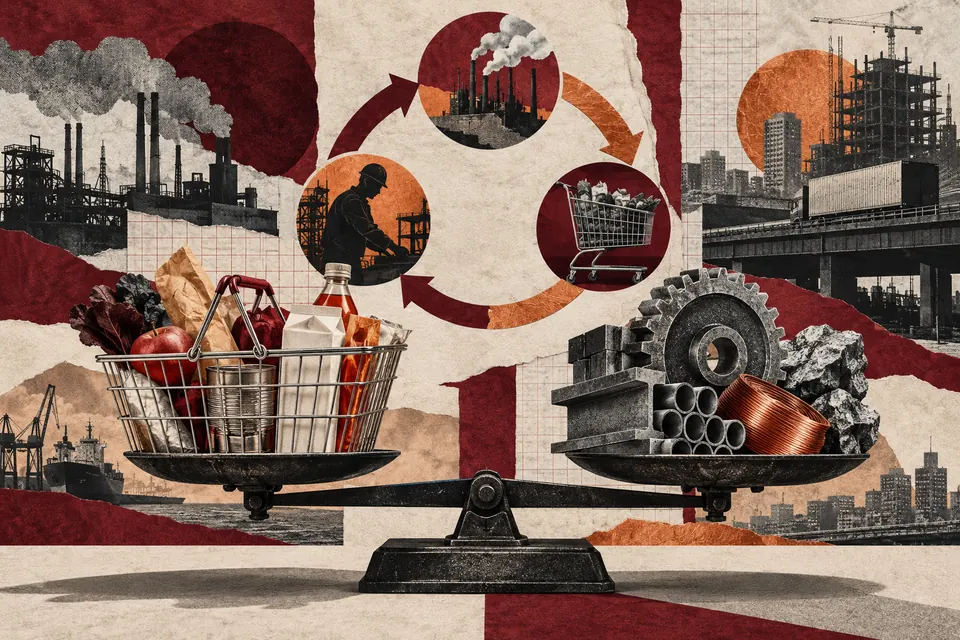 Ilustración editorial de Ruido Cero sobre impuestos y recaudación
