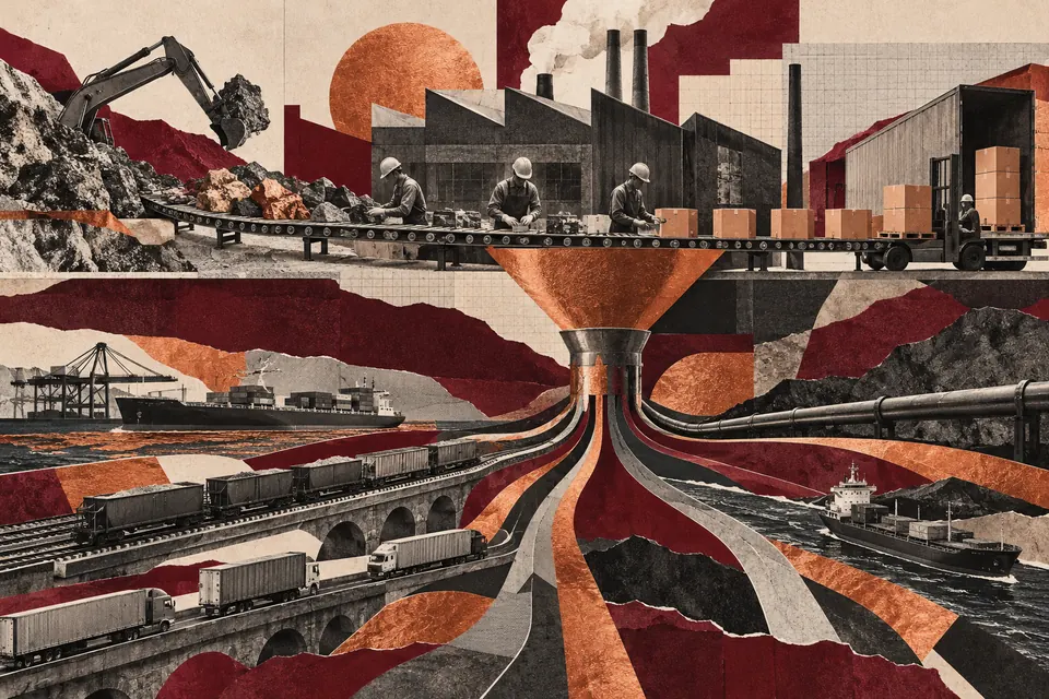 Ilustración editorial de Ruido Cero sobre economía y presupuesto