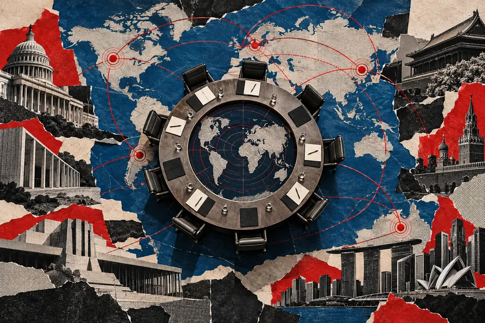 Ilustración editorial de Ruido Cero sobre ciudades y vivienda