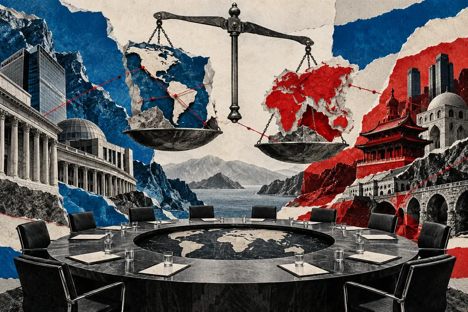 Ilustración editorial de Ruido Cero sobre Congreso y proceso legislativo