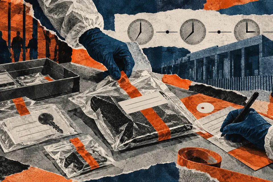 Ilustración editorial de Ruido Cero sobre seguridad pública