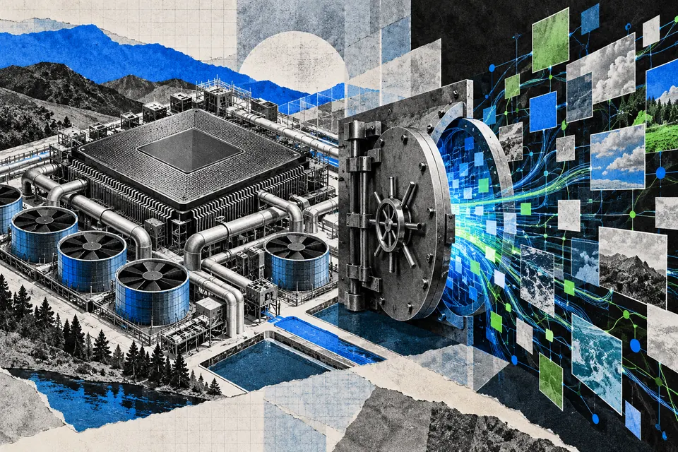 Ilustración editorial de Ruido Cero sobre ciberseguridad